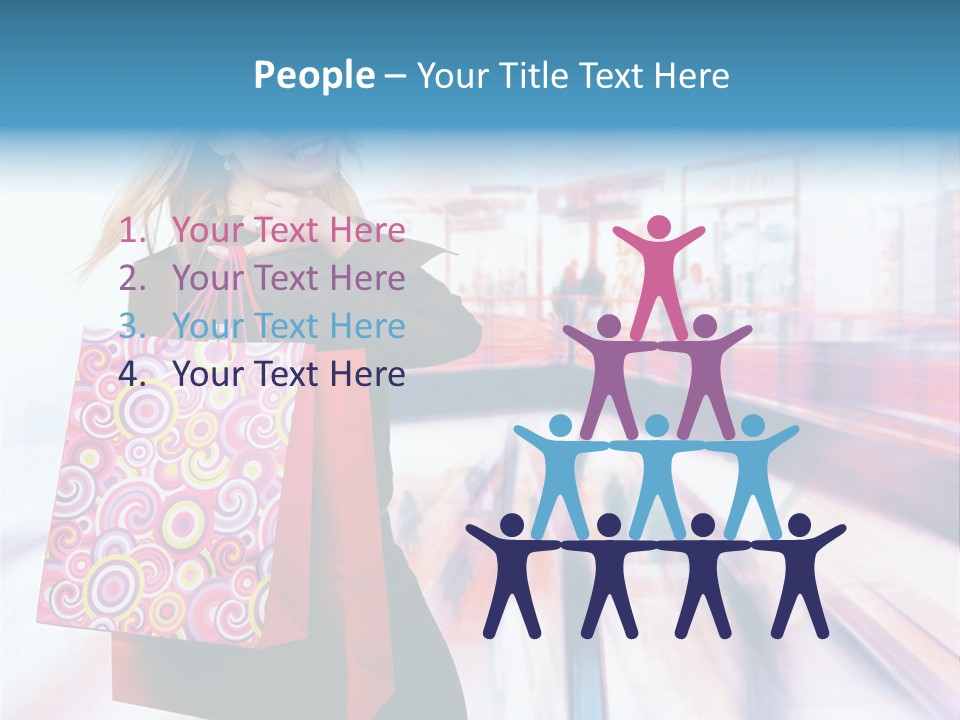 Consumer Mall Consumerism PowerPoint Template