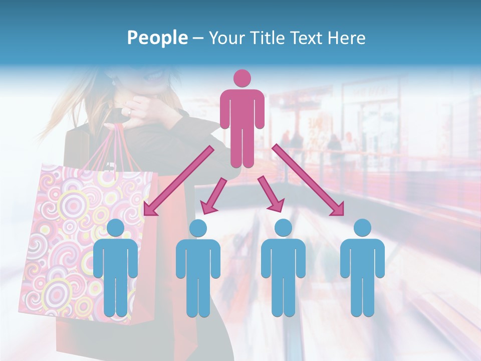 Consumer Mall Consumerism PowerPoint Template