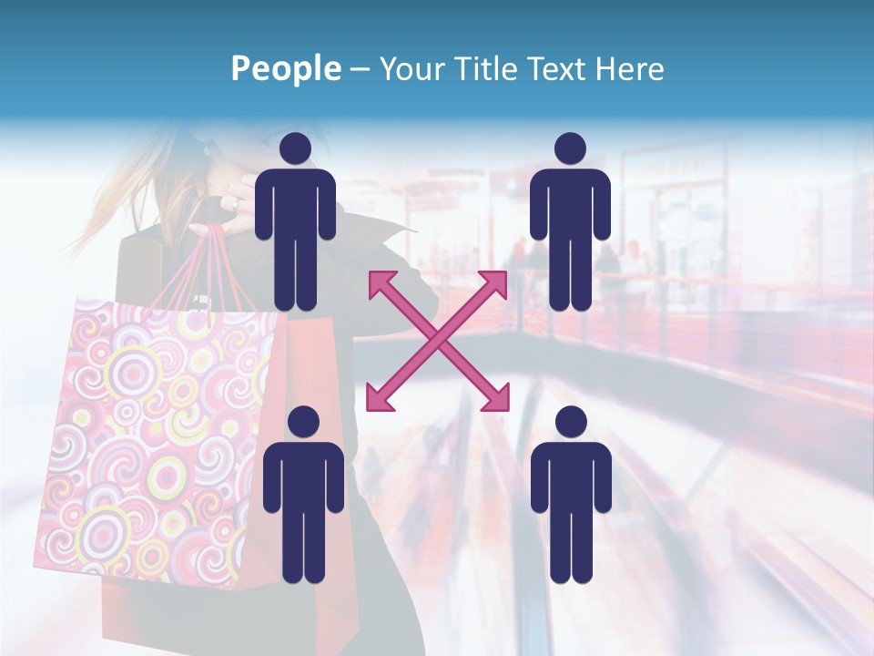 Consumer Mall Consumerism PowerPoint Template