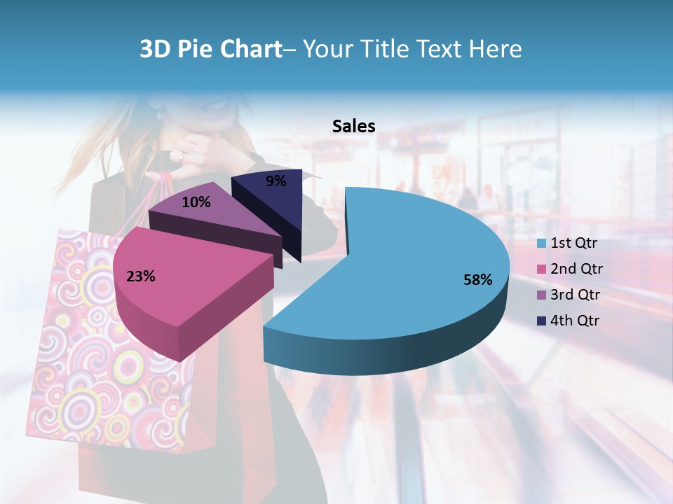 Consumer Mall Consumerism PowerPoint Template