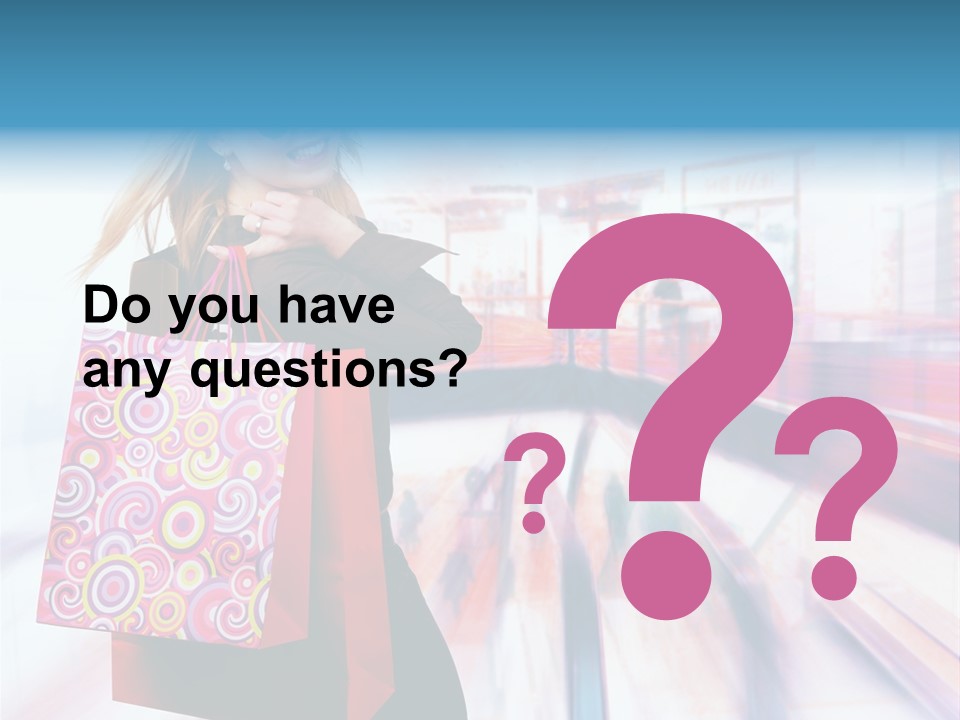 Consumer Mall Consumerism PowerPoint Template