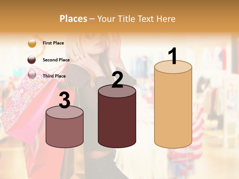 Retail Blond Attractive PowerPoint Template