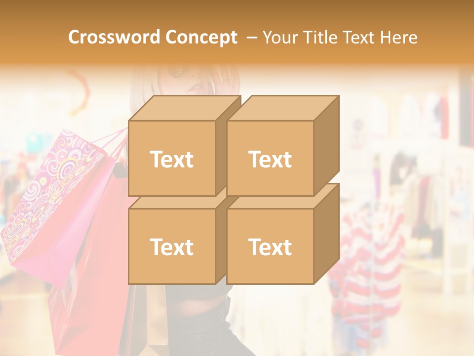 Retail Blond Attractive PowerPoint Template