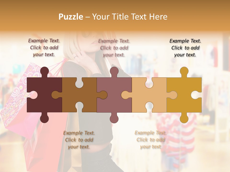 Retail Blond Attractive PowerPoint Template