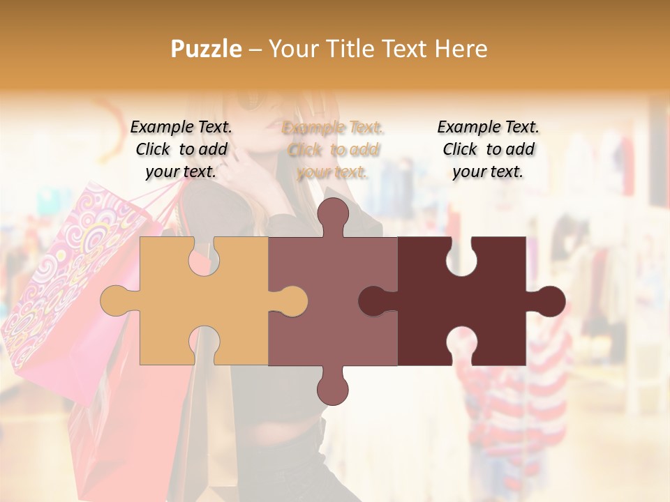 Retail Blond Attractive PowerPoint Template