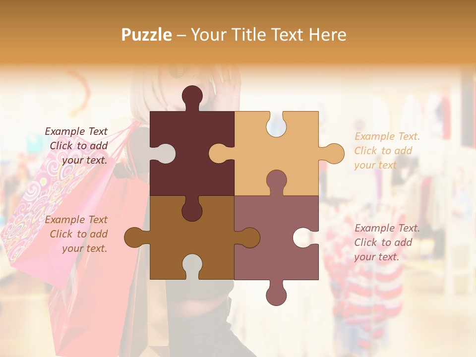 Retail Blond Attractive PowerPoint Template