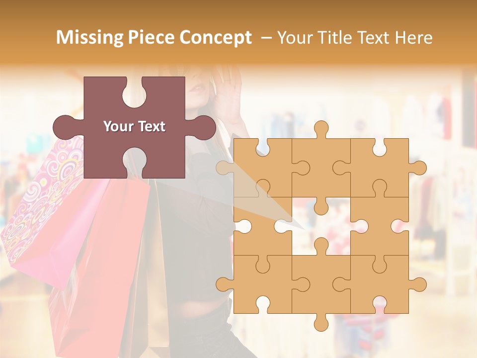 Retail Blond Attractive PowerPoint Template