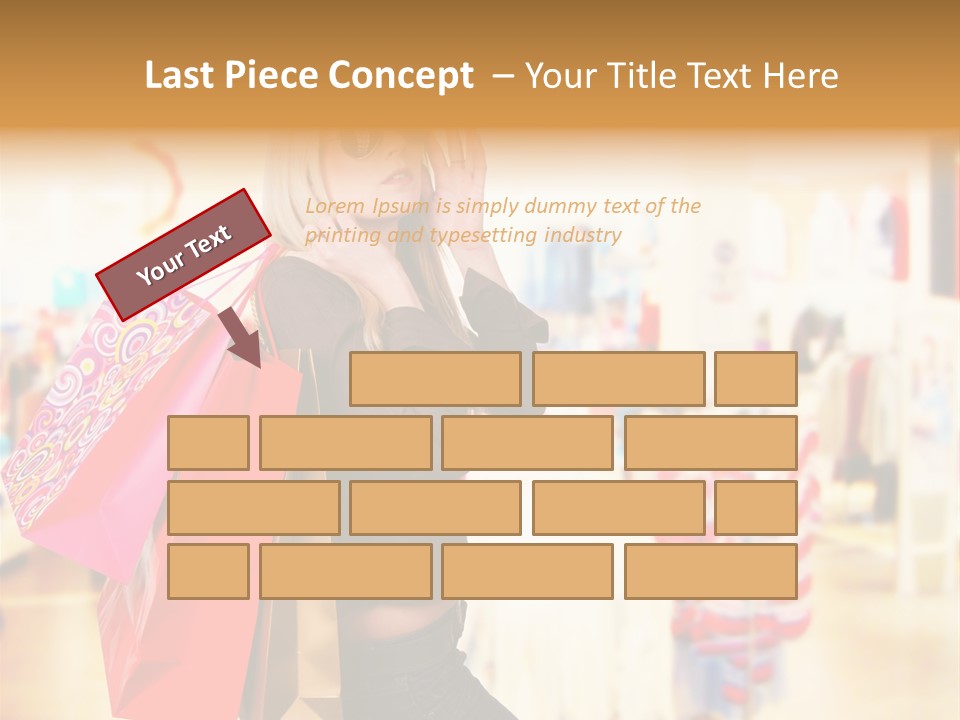 Retail Blond Attractive PowerPoint Template