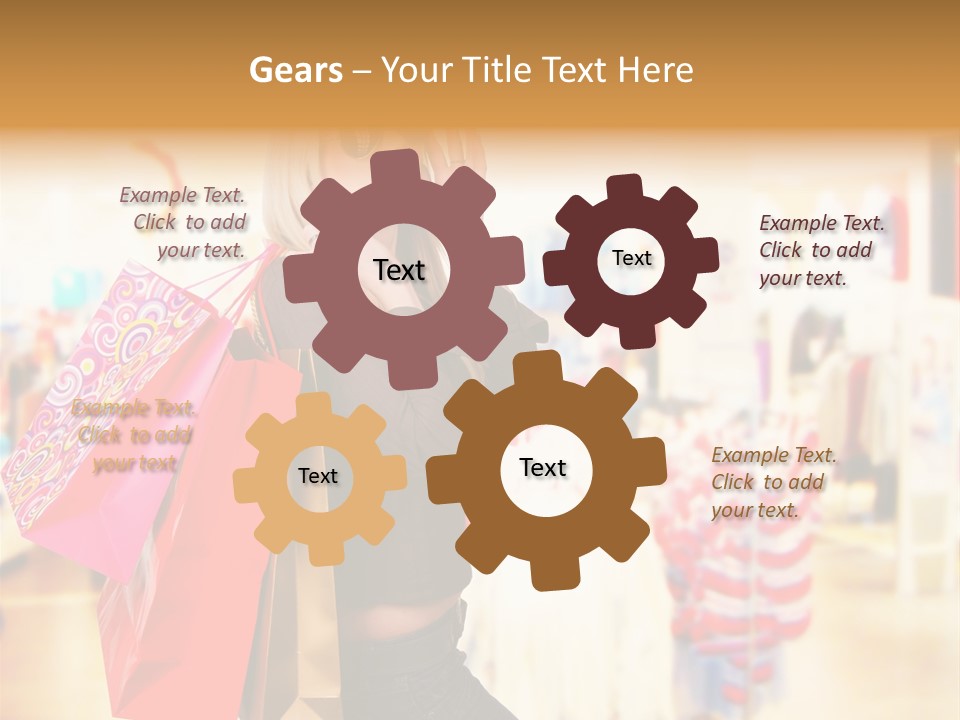 Retail Blond Attractive PowerPoint Template