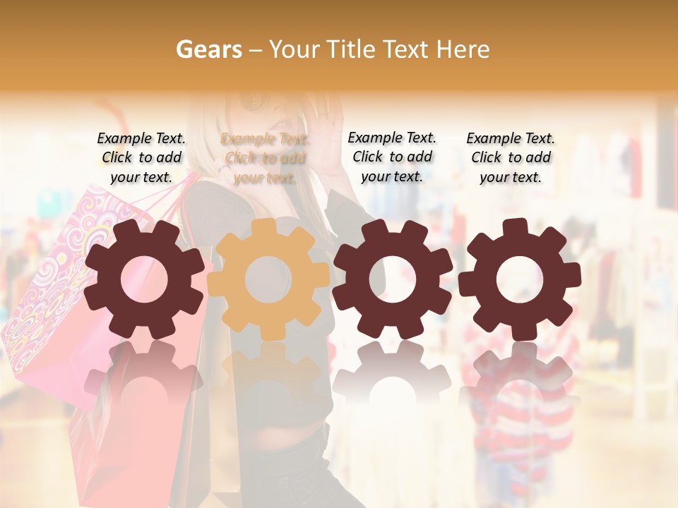 Retail Blond Attractive PowerPoint Template