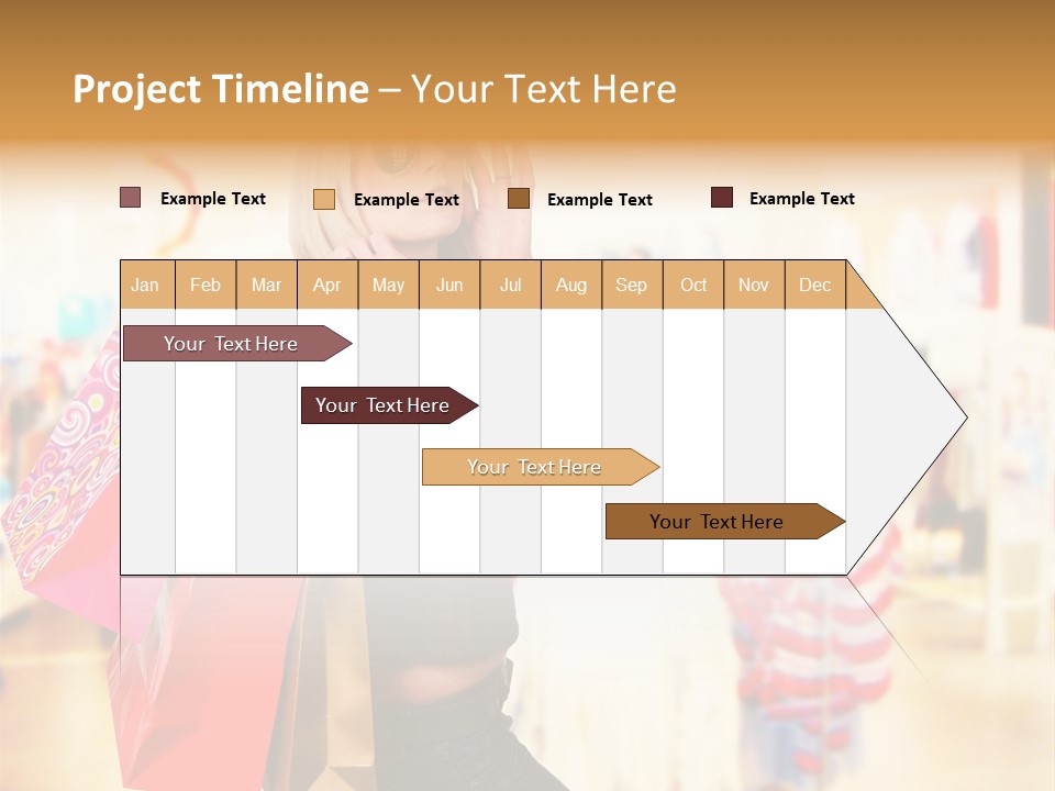 Retail Blond Attractive PowerPoint Template