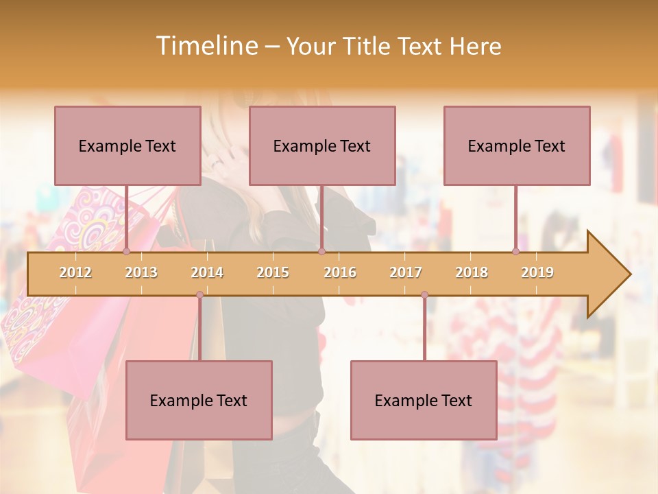 Retail Blond Attractive PowerPoint Template