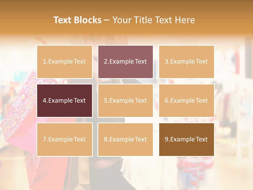 Retail Blond Attractive PowerPoint Template