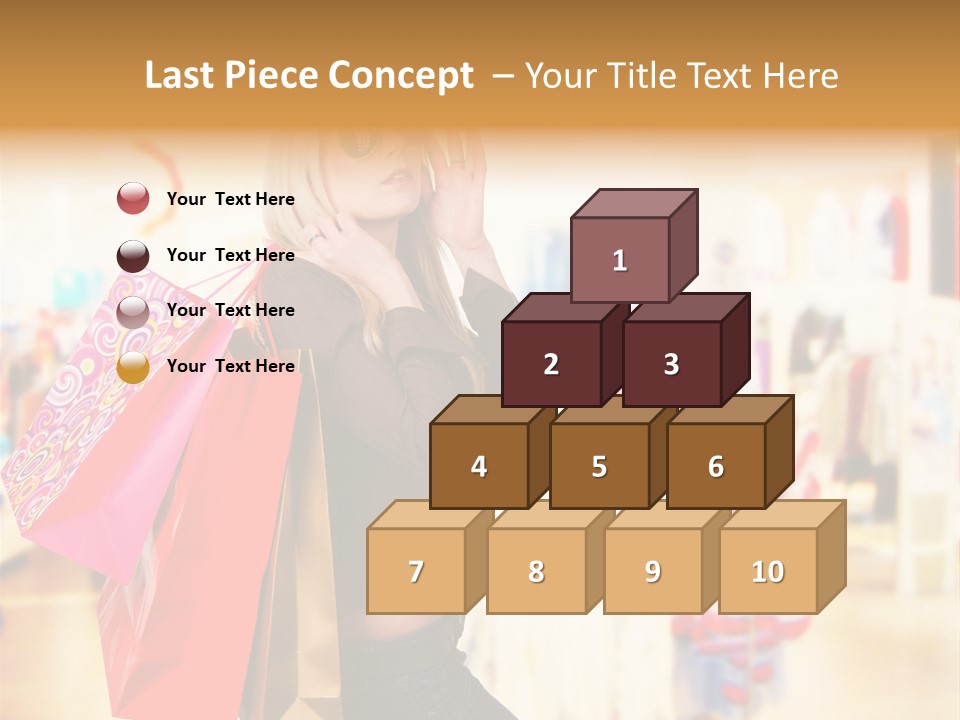 Retail Blond Attractive PowerPoint Template