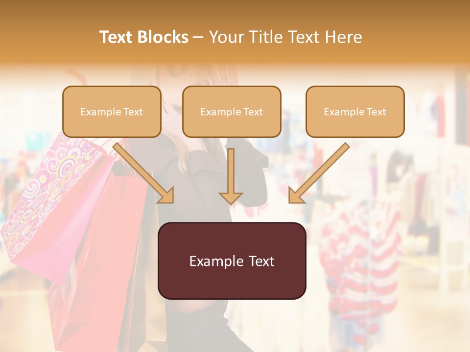 Retail Blond Attractive PowerPoint Template