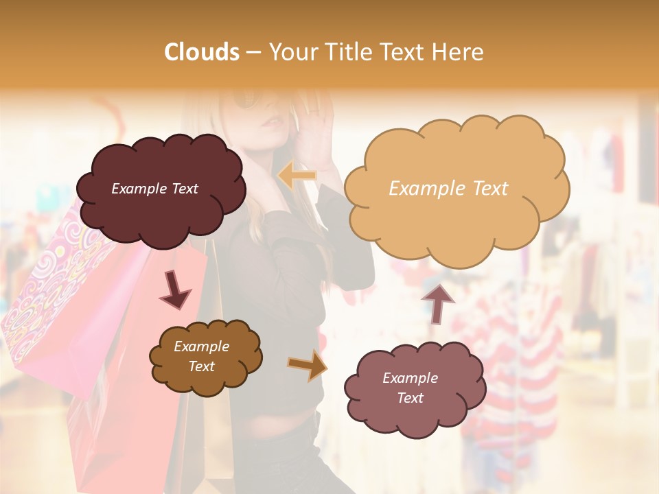 Retail Blond Attractive PowerPoint Template