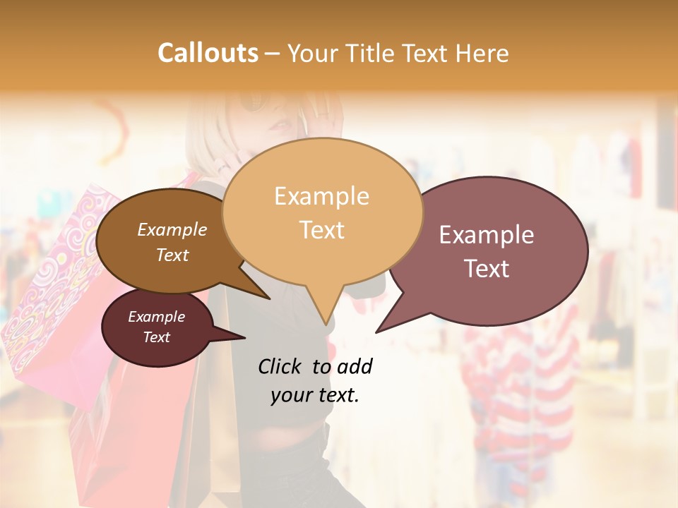 Retail Blond Attractive PowerPoint Template