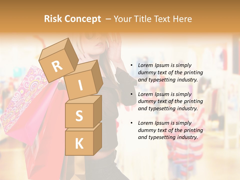 Retail Blond Attractive PowerPoint Template