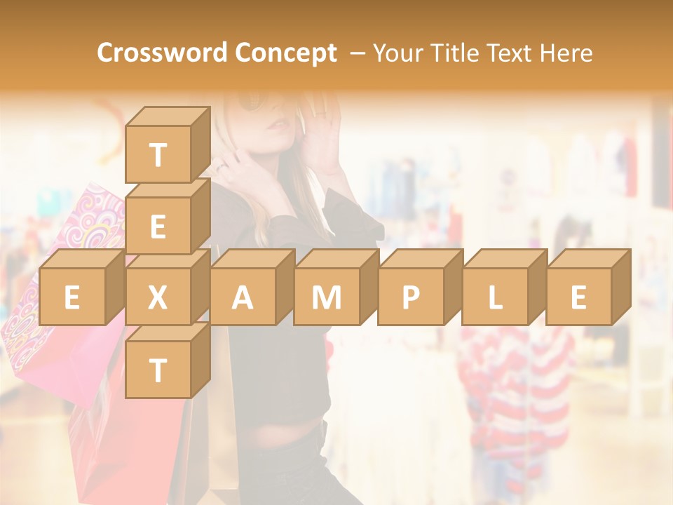 Retail Blond Attractive PowerPoint Template
