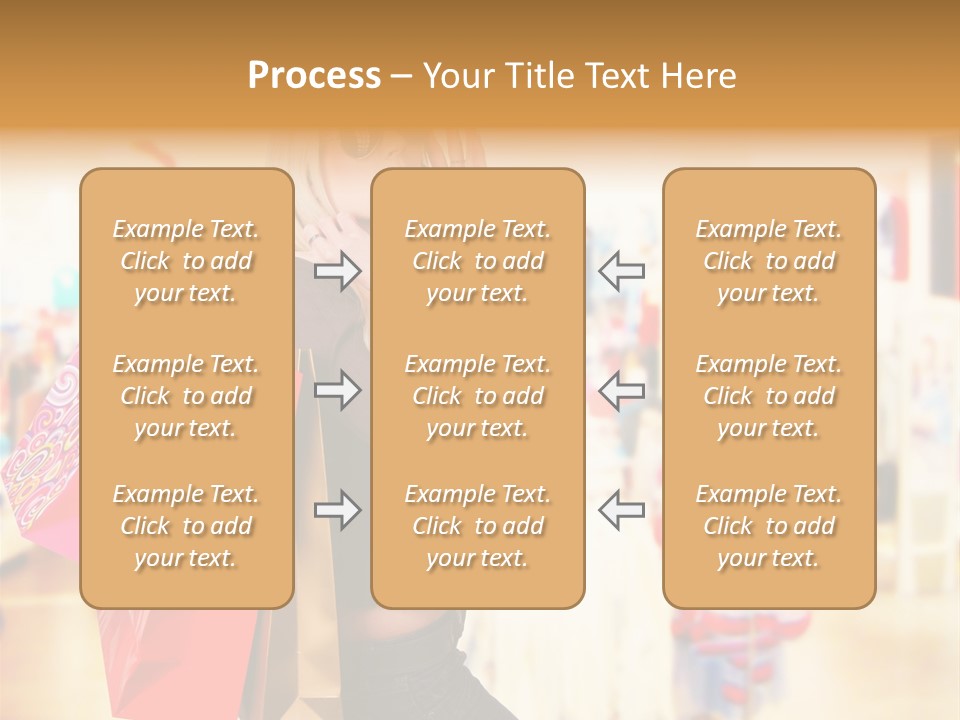 Retail Blond Attractive PowerPoint Template