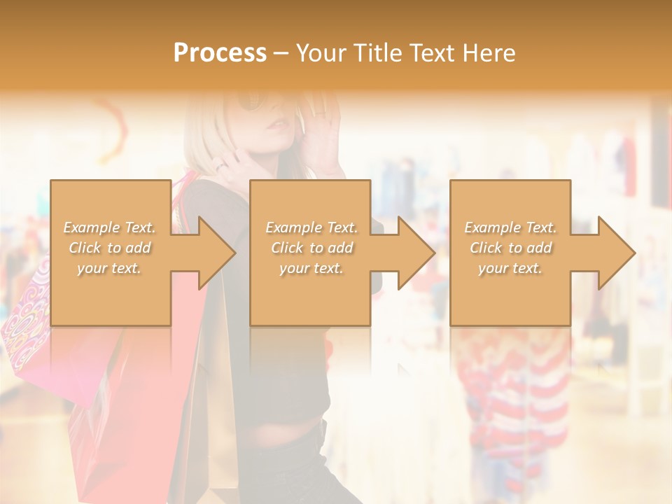 Retail Blond Attractive PowerPoint Template
