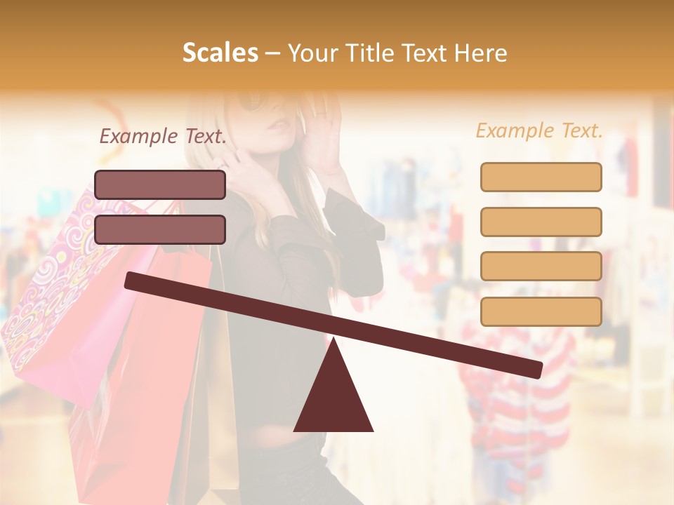Retail Blond Attractive PowerPoint Template