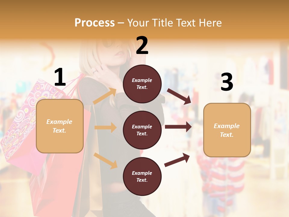 Retail Blond Attractive PowerPoint Template