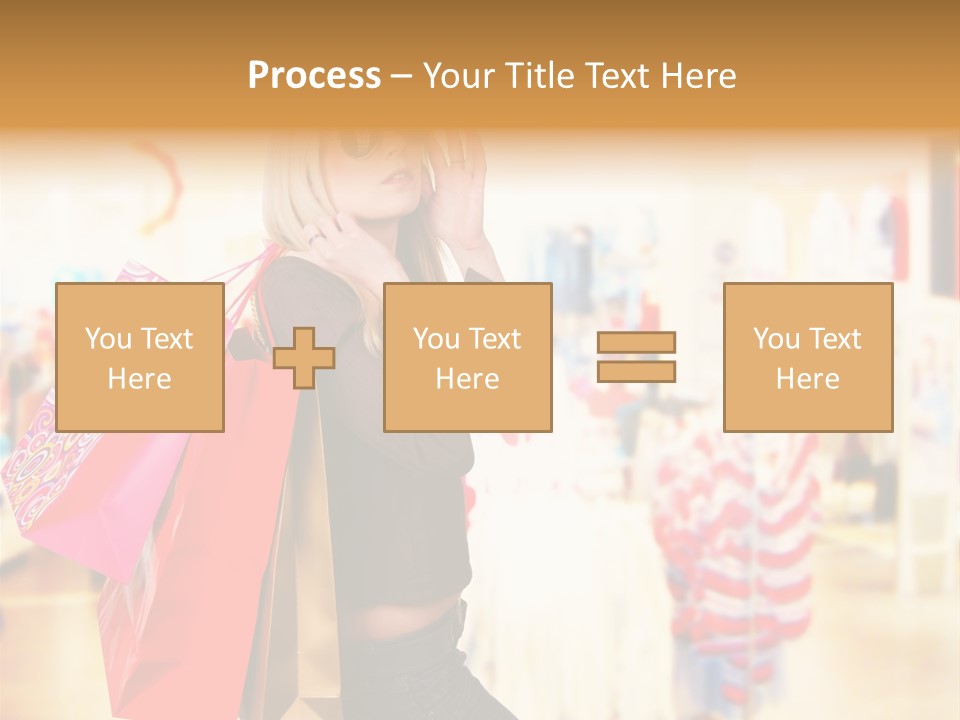 Retail Blond Attractive PowerPoint Template