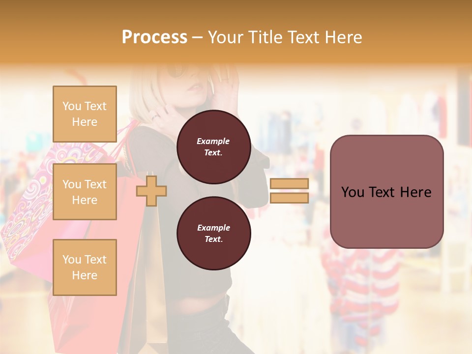 Retail Blond Attractive PowerPoint Template