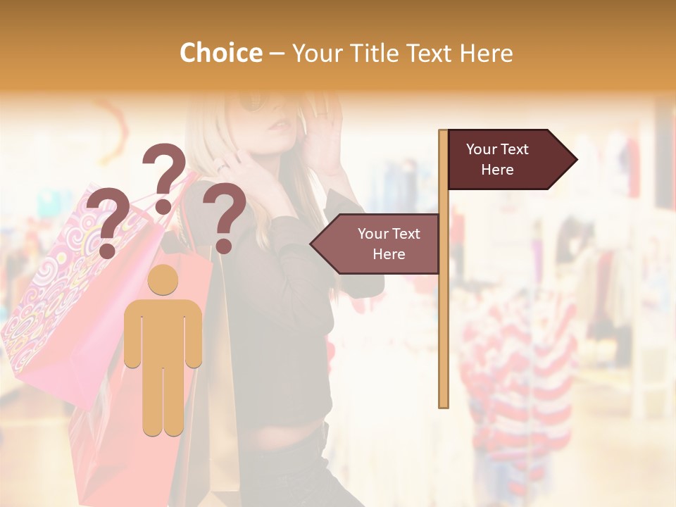 Retail Blond Attractive PowerPoint Template
