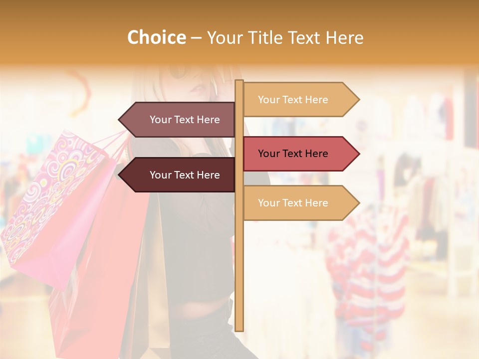Retail Blond Attractive PowerPoint Template