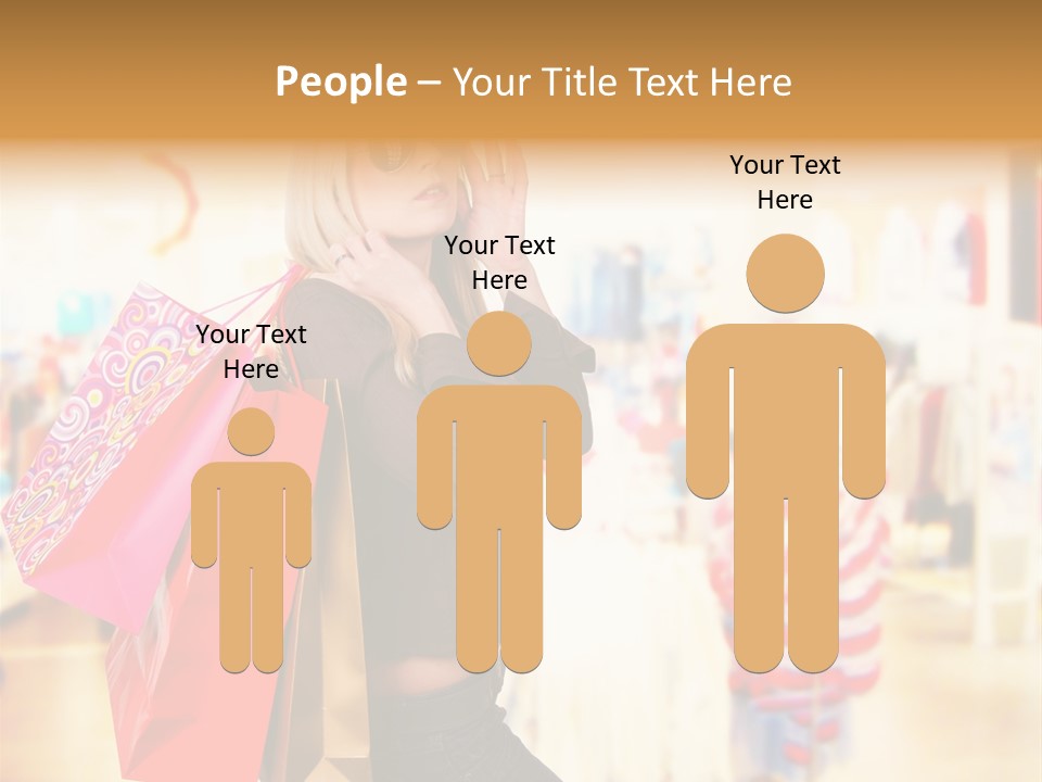 Retail Blond Attractive PowerPoint Template