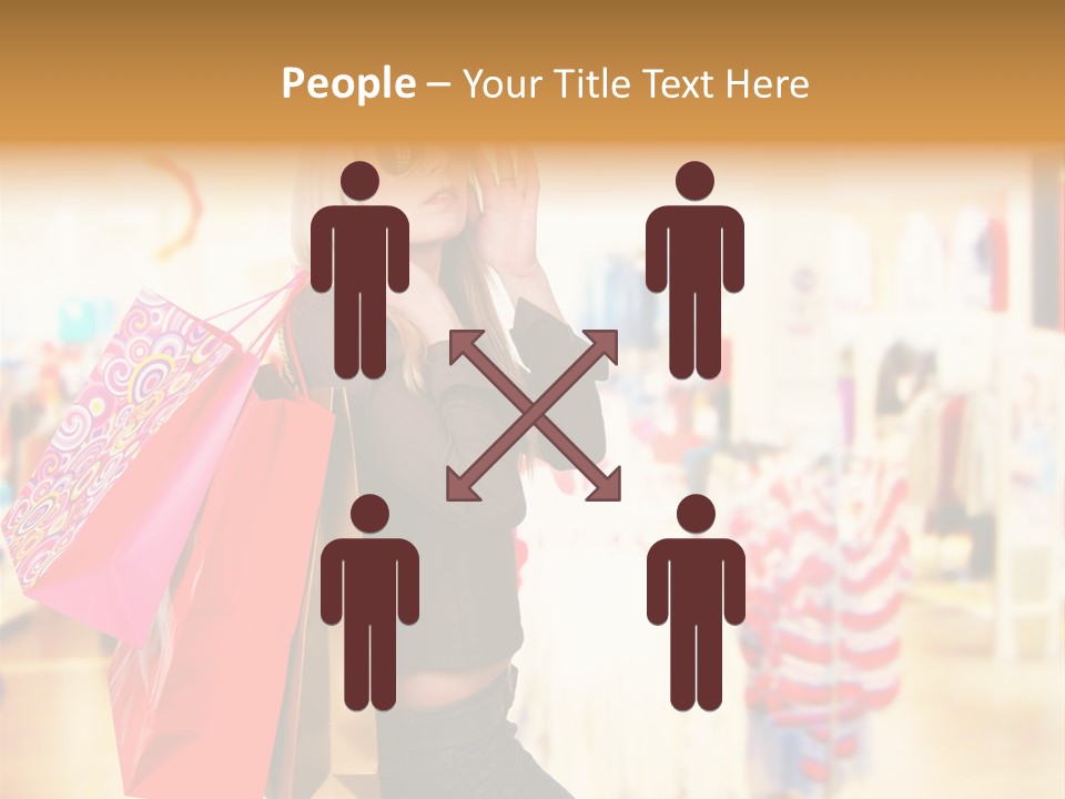 Retail Blond Attractive PowerPoint Template