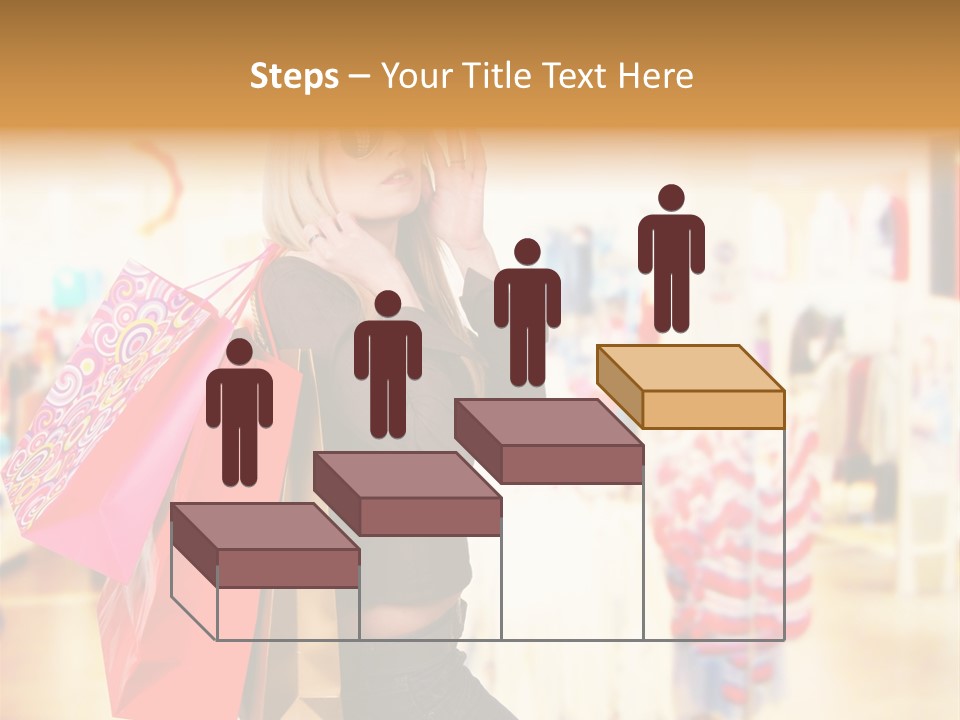 Retail Blond Attractive PowerPoint Template