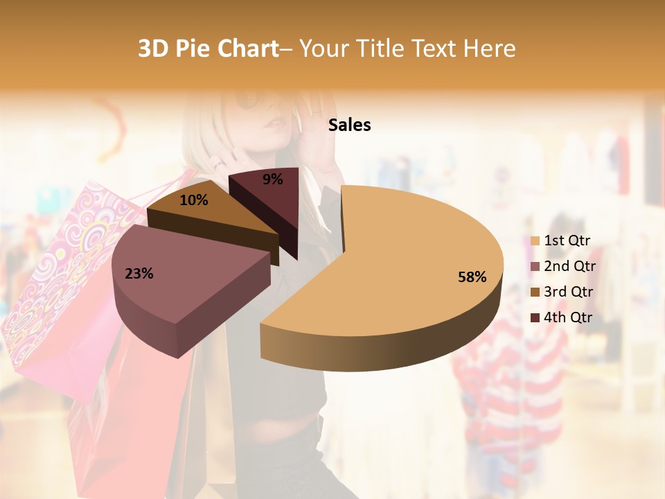 Retail Blond Attractive PowerPoint Template