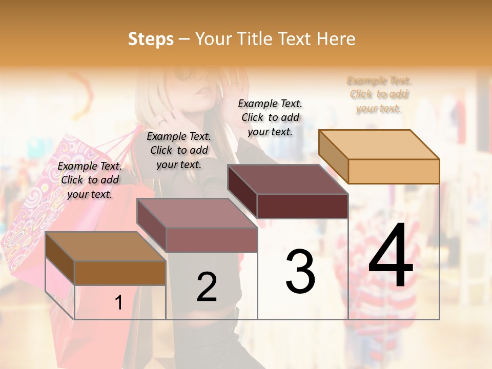 Retail Blond Attractive PowerPoint Template