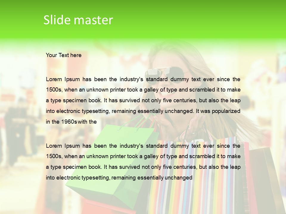 Purchase Smile Consumerism PowerPoint Template