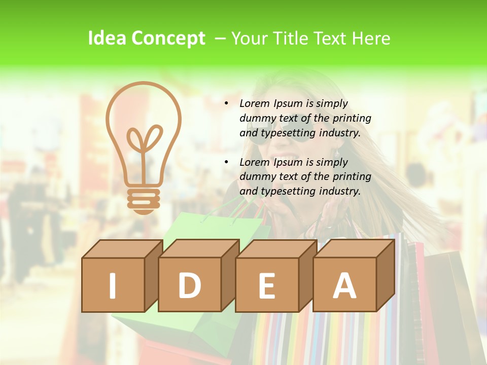 Purchase Smile Consumerism PowerPoint Template