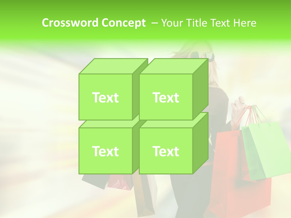 Happy Person Retail PowerPoint Template