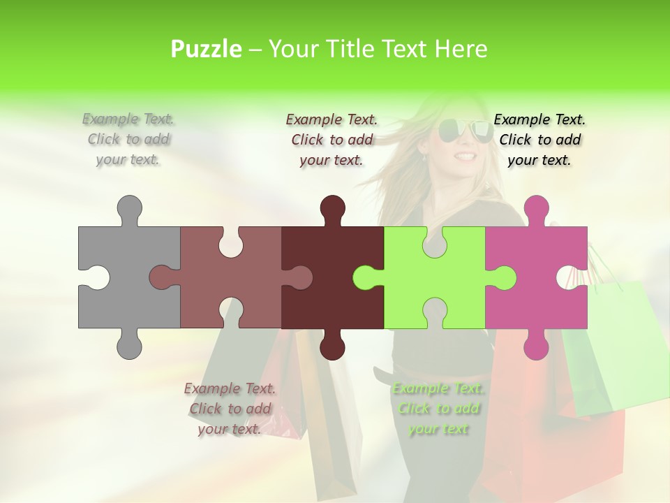 Happy Person Retail PowerPoint Template