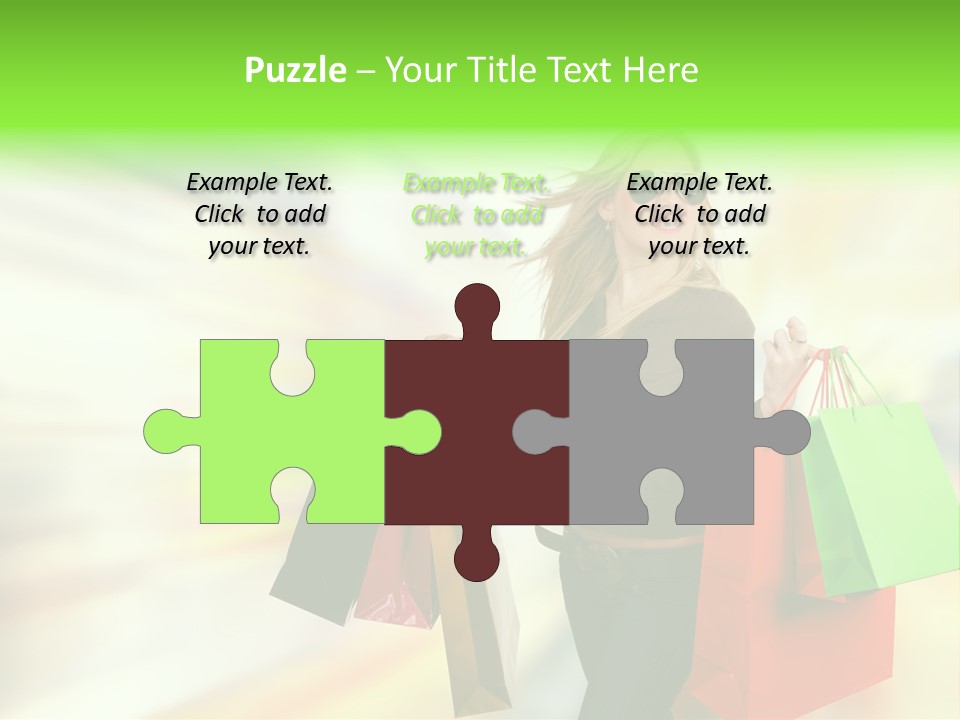 Happy Person Retail PowerPoint Template