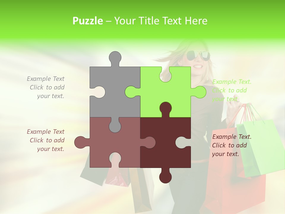 Happy Person Retail PowerPoint Template