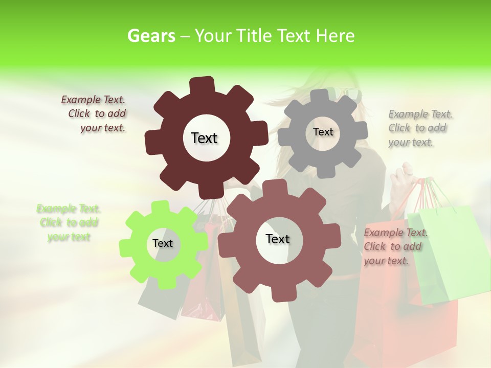 Happy Person Retail PowerPoint Template