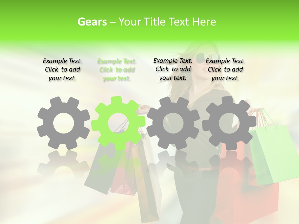 Happy Person Retail PowerPoint Template