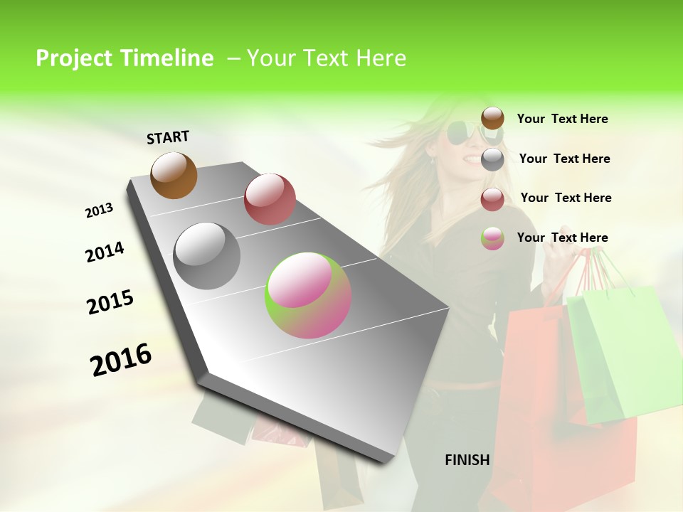 Happy Person Retail PowerPoint Template
