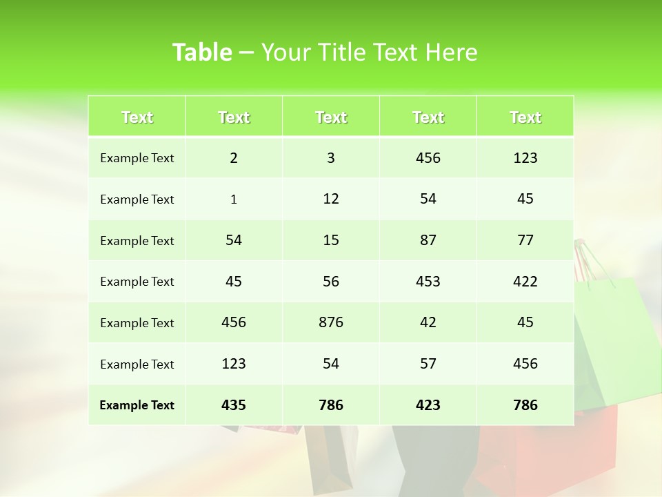 Happy Person Retail PowerPoint Template