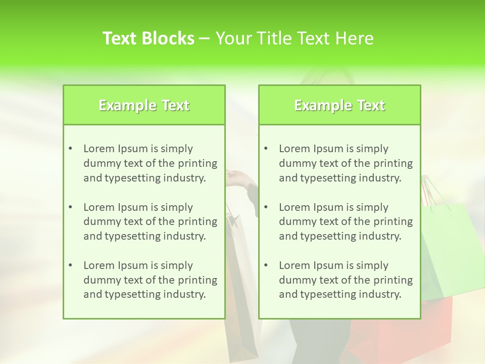 Happy Person Retail PowerPoint Template