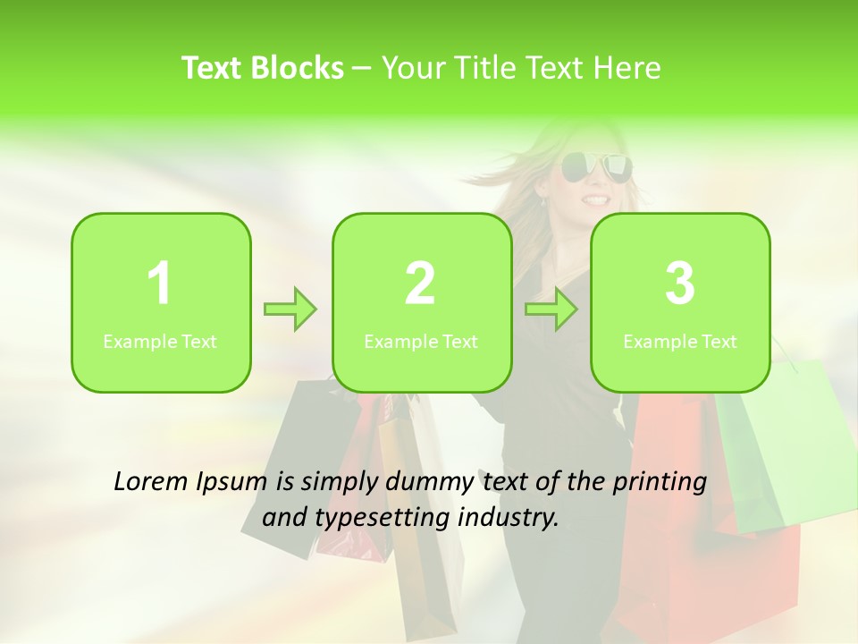 Happy Person Retail PowerPoint Template