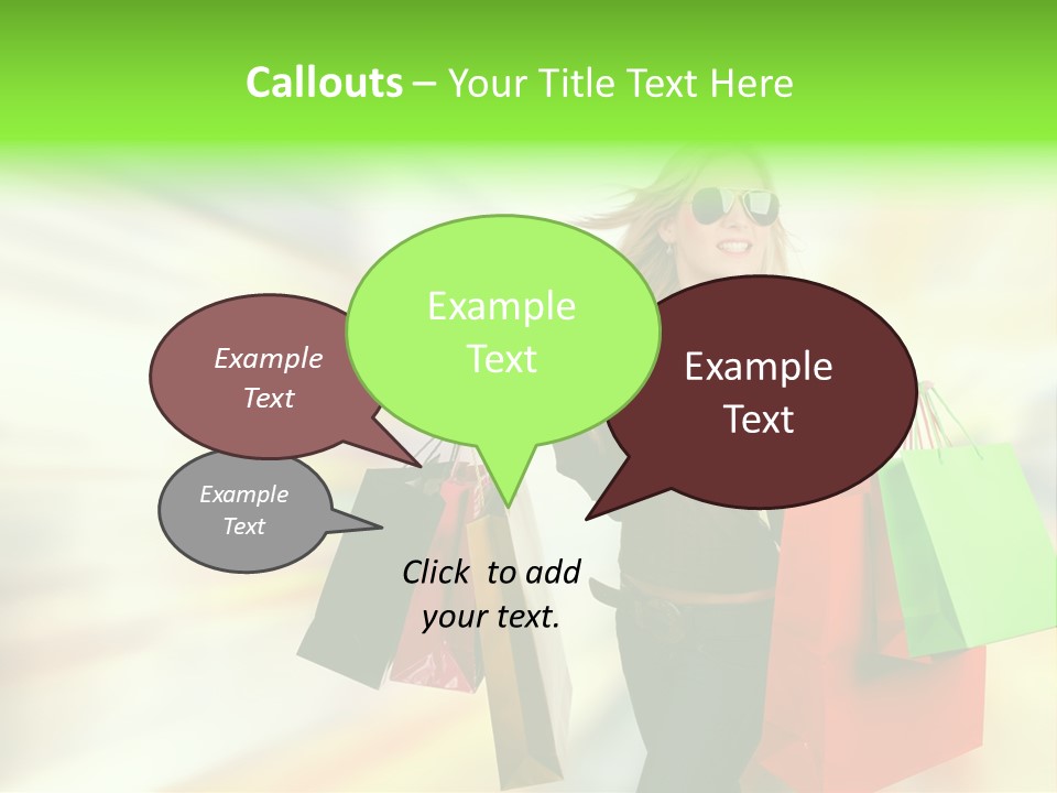 Happy Person Retail PowerPoint Template