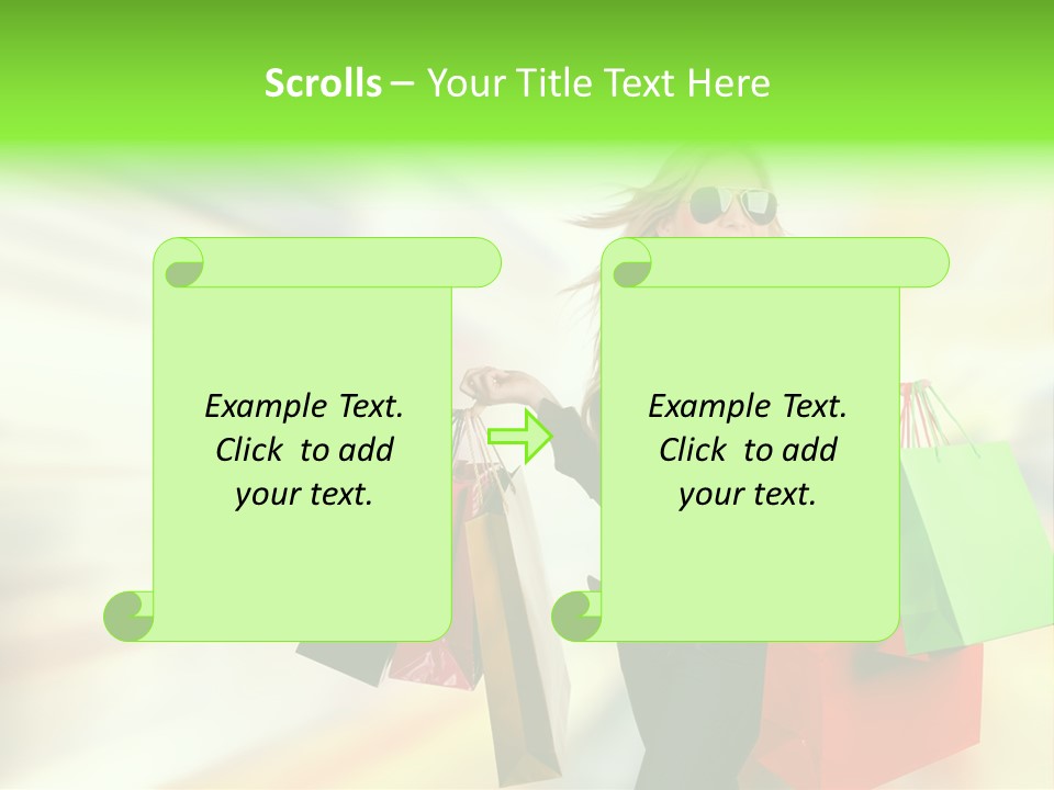 Happy Person Retail PowerPoint Template